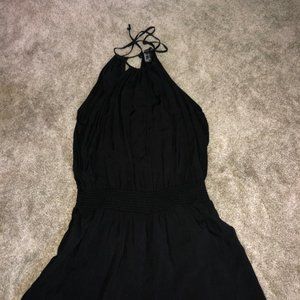 Black, Spaghetti Strap, Romper
